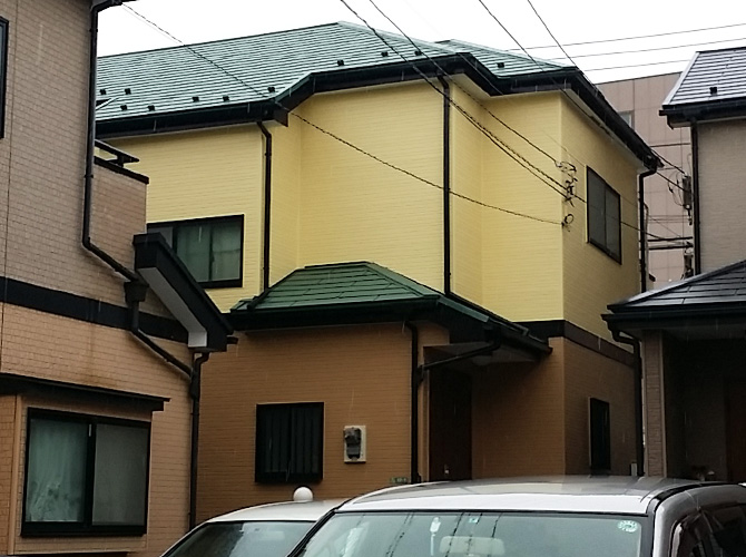 東京都足立区一般住宅の外壁塗装・屋根塗装工事の施工事例