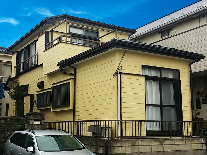 千葉県浦安市戸建て住宅の外壁塗装・屋根葺き替え工事の施工事例